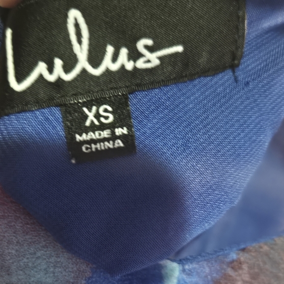 Lulus flying watercolor maxi - Picture 7 of 7